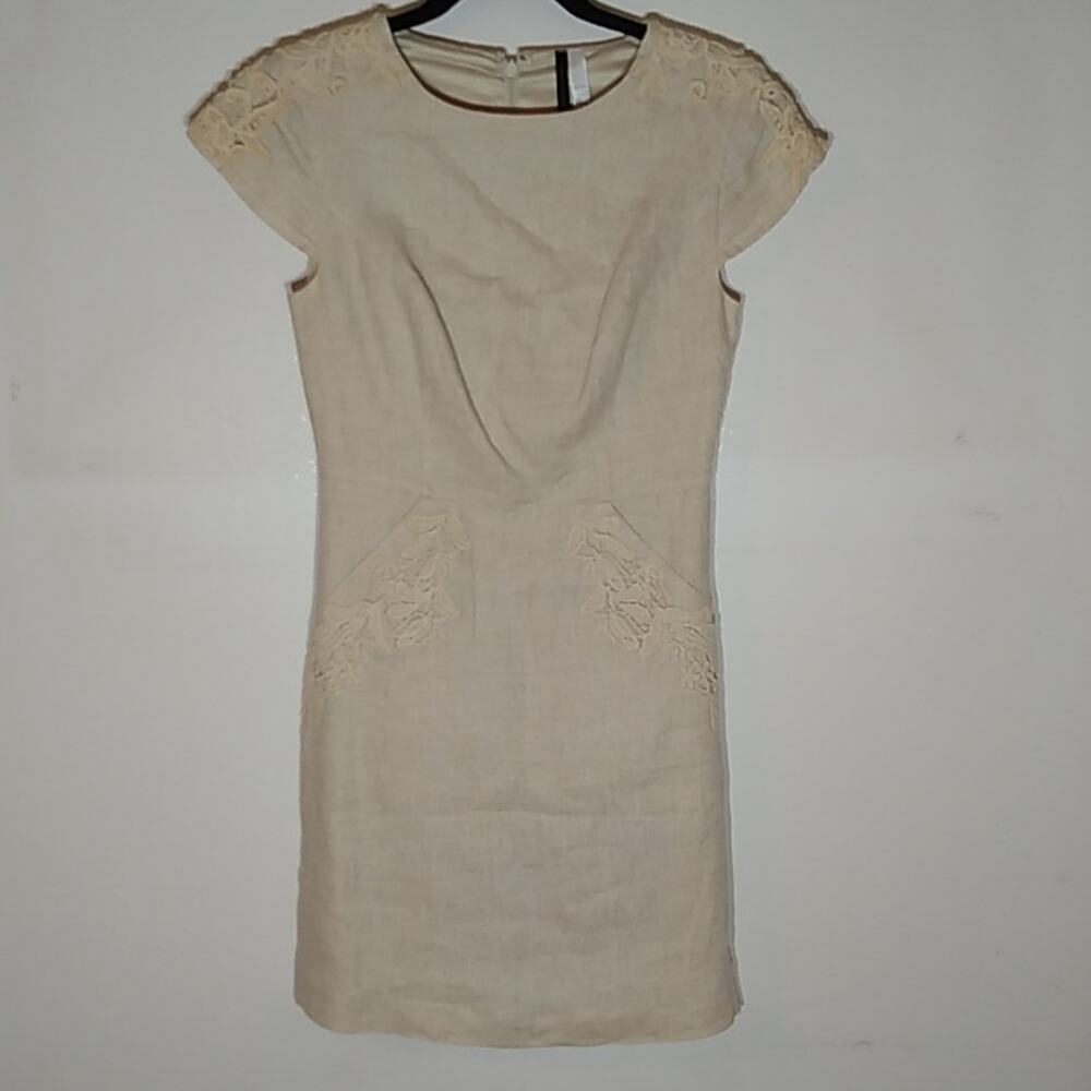 Kenzie Women's Size XS 100% linen dress. Minimalist, Office, Party
